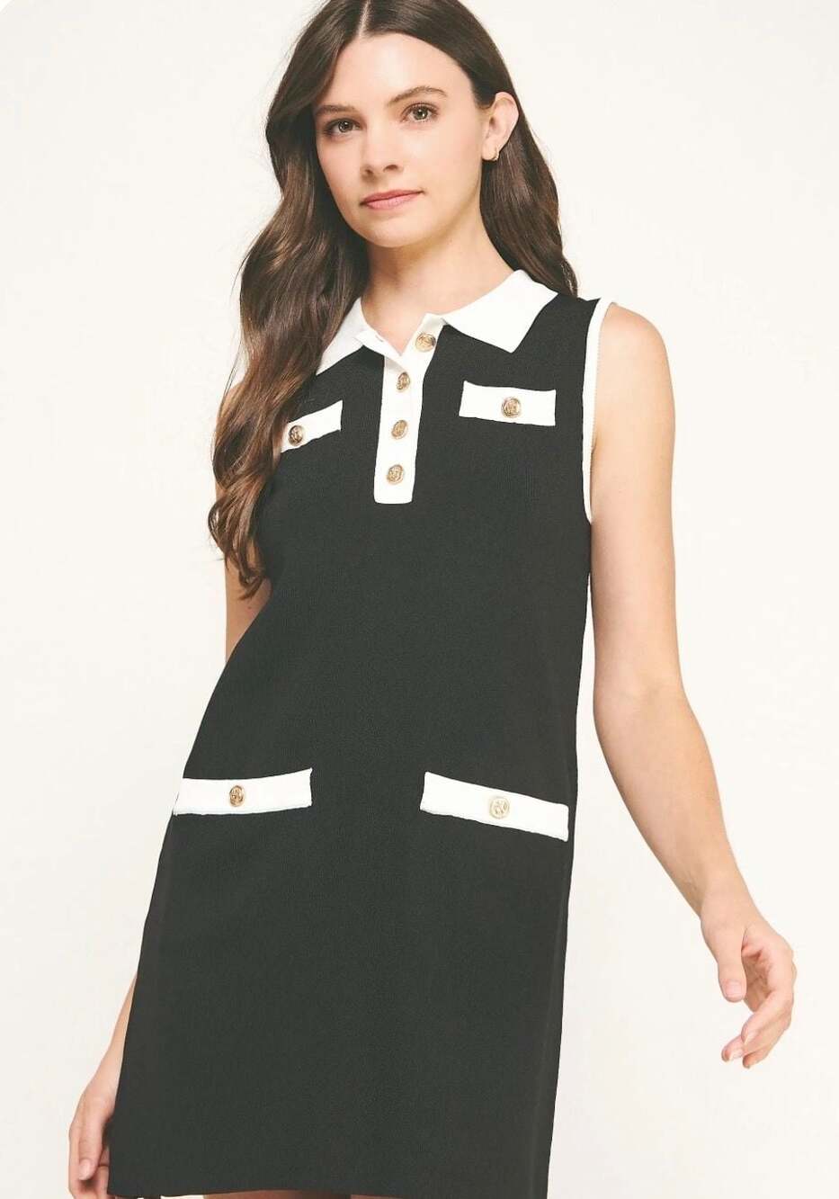 BOGO Studio Strut & Bolt Betsy Collared Knit Dress Size S